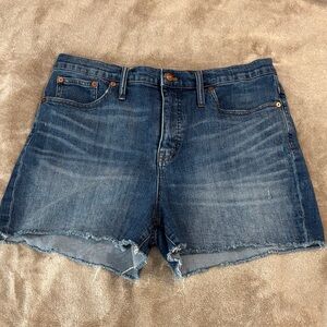 Madewell High Rise Denim Short